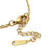 Roman Numerals Stainless Steel Link Bracelets BJEW-L689-01G-3