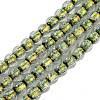 Handmade Foil Lampwork Beads Strands FOIL-K003-06A-11-1