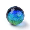Handmade Silver Foil Glass Lampwork Beads LAMP-P051-M02-10mm-2
