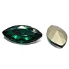 Faceted Horse Eye Glass Pointed Back Rhinestone Cabochons RGLA-A011-13x27mm-SM-4