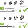 304 Stainless Steel Beads & European Beads STAS-UN0001-67AS-6