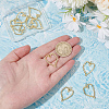10Pcs Brass Pendants KK-ME0001-63-3