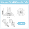 30Pcs Silicone Ear Nuts FIND-BBC0002-29P-2