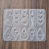 Heart Earrings Pendants DIY Silicone Mold LS-DIY-Q033-06A-4