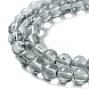 Drawbench Transparent Glass Beads Strands GLAD-Q012-6mm-09-3