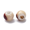 Bright Glazed Porcelain Beads PORC-D300-A14-3