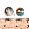 Frosted Baking Painted Glass Beads DGLA-N005-8mm-10-4