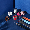 10Pcs 10 Colors Leather Rings RJEW-UN0003-02-2