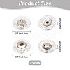 25Pcs Plastic Snap Button BUTT-GF0001-15-2