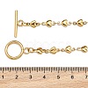 Ion Plating(IP) 304 Stainless Steel Link Chain Bracelets BJEW-P237-30G-2