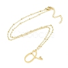 304 Stainless Steel Pendant Necklaces NJEW-H029-02G-O-2