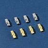 8 Sets 2 Colors Brass Locking Tube Magnetic Clasps KK-FS0001-61-9