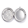 Tarnish Resistant 316 Stainless Steel Locket Pendants STAS-O132-02P-3