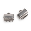 Tarnish Resistant 304 Stainless Steel Ribbon Clamp Ends STAS-J011-08-2