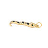 Brass Micro Pave Cubic Zirconia Enamel Pendants KK-D354-06G-B-2