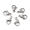 Tarnish Resistant Polished 304 Stainless Steel Lobster Claw Clasps STAS-R072-39A-5