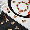 10Pcs Brass Pendants KK-BBC0010-82-4