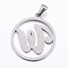 Non-Tarnish 304 Stainless Steel Pendants STAS-K162-076P-2