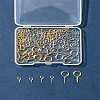 100Pcs 6 Styles 304 Stainless Steel Screw Eye Pin Peg Bails FIND-FS0002-85-7