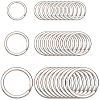 30Pcs 3 Styles Iron Split Rings IFIN-SP0001-19P-1