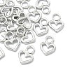 SHEGRACE Brass Heart Charms XGR0161P-100P-1