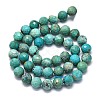 Natural HuBei Turquoise Beads Strands G-G106-C12-08-2