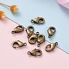 Brass Lobster Claw Clasps KK-901-AB-NF-6