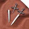 316 Surgical Stainless Stud Earrings EJEW-C160-18-5