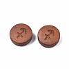 Laser Engraved Wood Beads WOOD-S053-53D-2