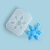 Christmas Theme DIY Snowflake Pendant Silicone Molds DIY-F114-27-6
