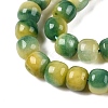 Dyed Natural White Jade Beads Strands G-T138-D15-3