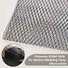 Polyester Birdcage Bridal Veil Netting AJEW-WH0471-103B-01-4