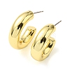 Brass Stud Earrings EJEW-F244-02G-5