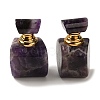 Natural Amethyst Dropper Perfume Bottles DJEW-H010-02G-01-1