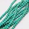 Synthetic Turquoise Beads Strands TURQ-G106-8mm-02D-3