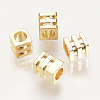 Brass Spacer Beads KK-Q735-55G-1