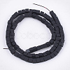 Spray Painted Non-magnetic Synthetic Hematite Beads Strands G-T116-22-17-2