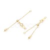 925 Sterling Silver Cable Chain Extenders STER-T008-61G-1