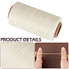 1 Roll Flat Waxed Cotton Cord OCOR-CL0001-13B-6