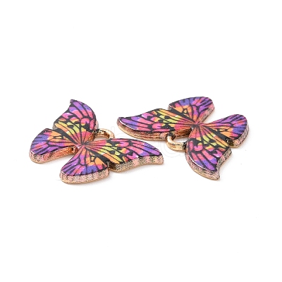 Alloy Enamel Pendants PALLOY-M200-01LG-B-1