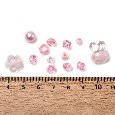 Opaque & Transparent Acrylic Beads SACR-XCP0001-06B-1