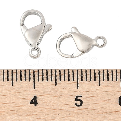 Brass Lobster Claw Clasps KK-U056-01P-1