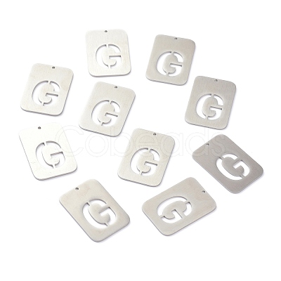 Non-Tarnish 304 Stainless Steel Pendants STAS-K216-49G-P-1