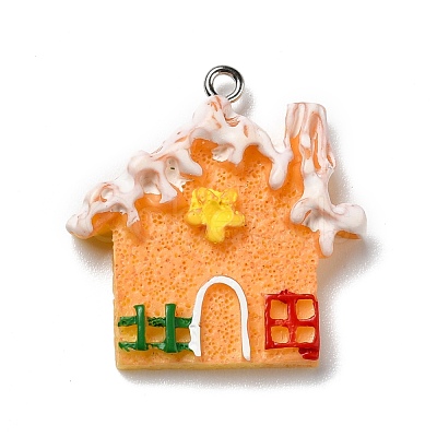 Opaque Resin Pendants RESI-D055-123P-1