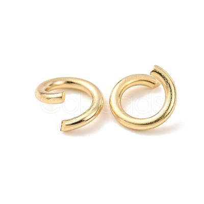 Brass Open Jump Rings KK-G604-08G-02-1
