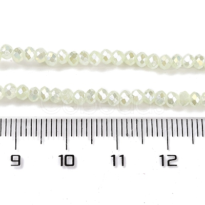 Baking Electroplate Glass Beads Strands DGLA-A039-J4mm-B17-1