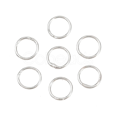 Brass Closed Jump Rings KK-D257-01P-09-1