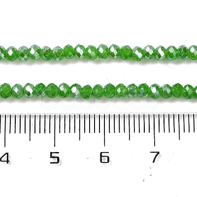 Baking Electroplate Glass Beads Strands DGLA-A039-J2MM-B11-1