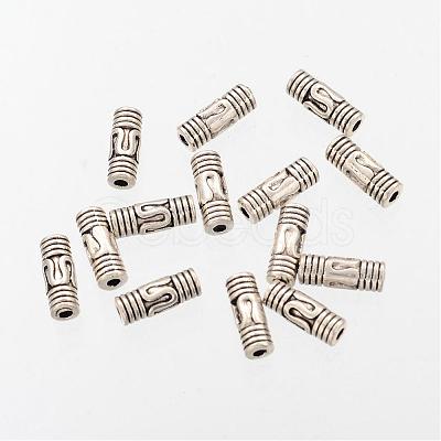 Column Tibetan Silver Tube Beads AB88-1