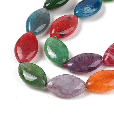 Natural Agate Beads Strands G-P535-E01-01-1